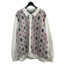 【中古】TTT MSW 「Flower Jacquard Knit Cardigan」 フラワージャガードニットカーディガン TTT 2022SS KT02 ホ...