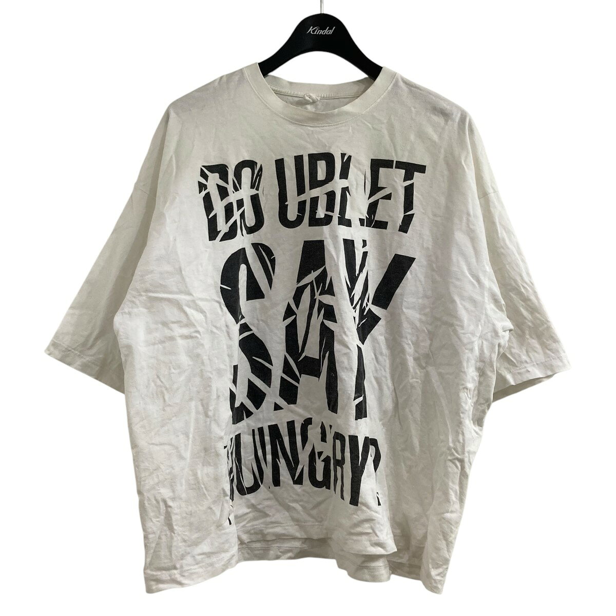 23aw doublet BALLOON AIR T-SHIRT 白XL