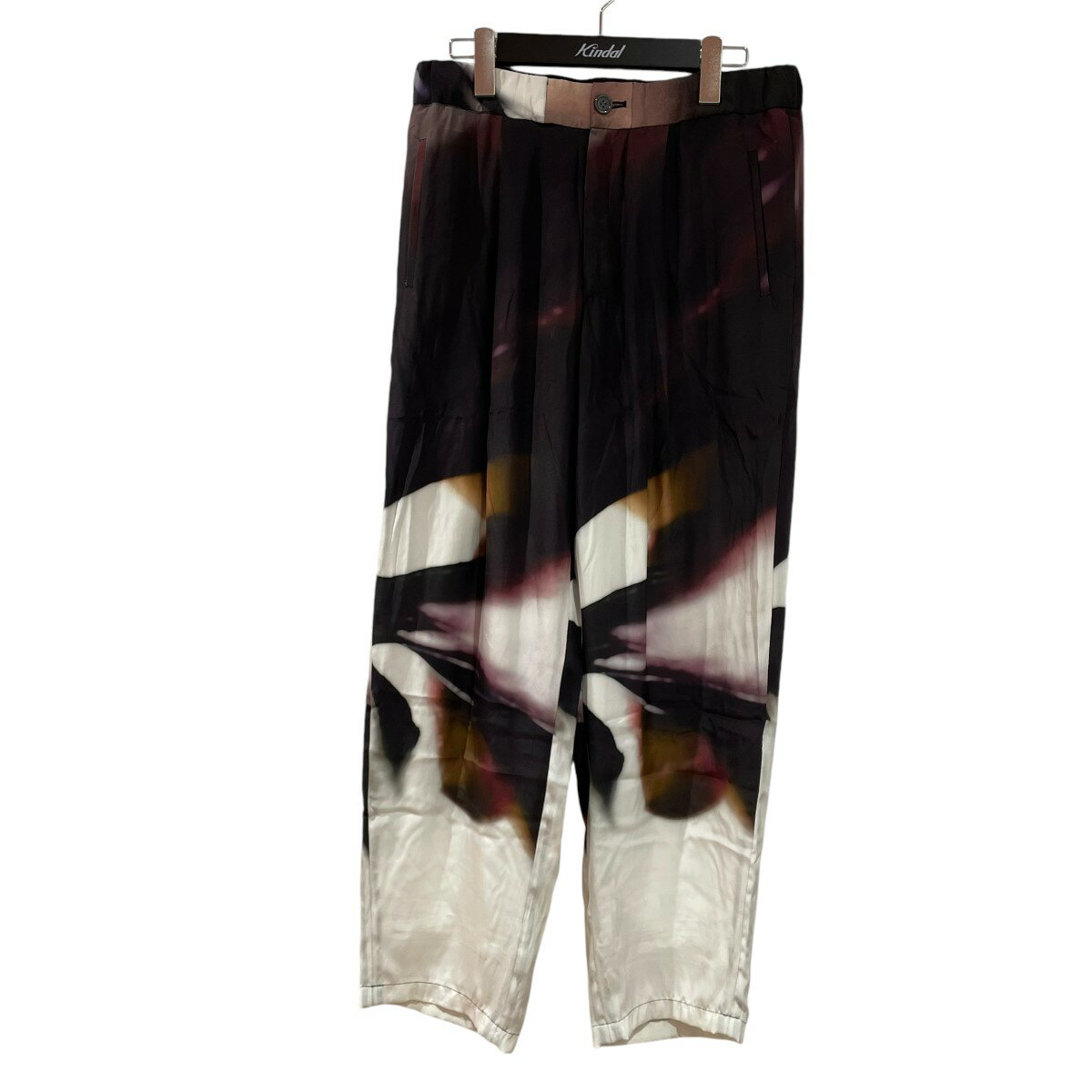 【中古】TAAKK21AW FLORAL SILK TROUSERS パンツ TA21AW PT023 ブラック サイズ:1【価格見直し】