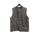 【中古】Gorsch the merry coachman Heather Serge Gesserei Waist Coat ノースリーブジャケット 11TM...