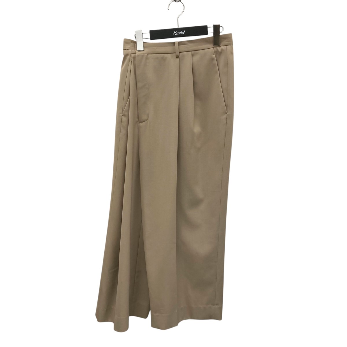 【中古】Maison Margiela 1 ワイドタックパンツ スラックス S51KA0434 ベージュ サイズ:36 【270325】(メゾンマルジェラ1)