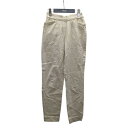 【中古】JIL SANDER+ コットンパンツ D-OS 6021 ベージュ サイズ:34 【270325】(ジルサンダープラス)