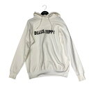 【中古】DRESS HIPPY プルオーバーパーカー ホワイト サイズ:M 【270325】(ドレスヒッピー)