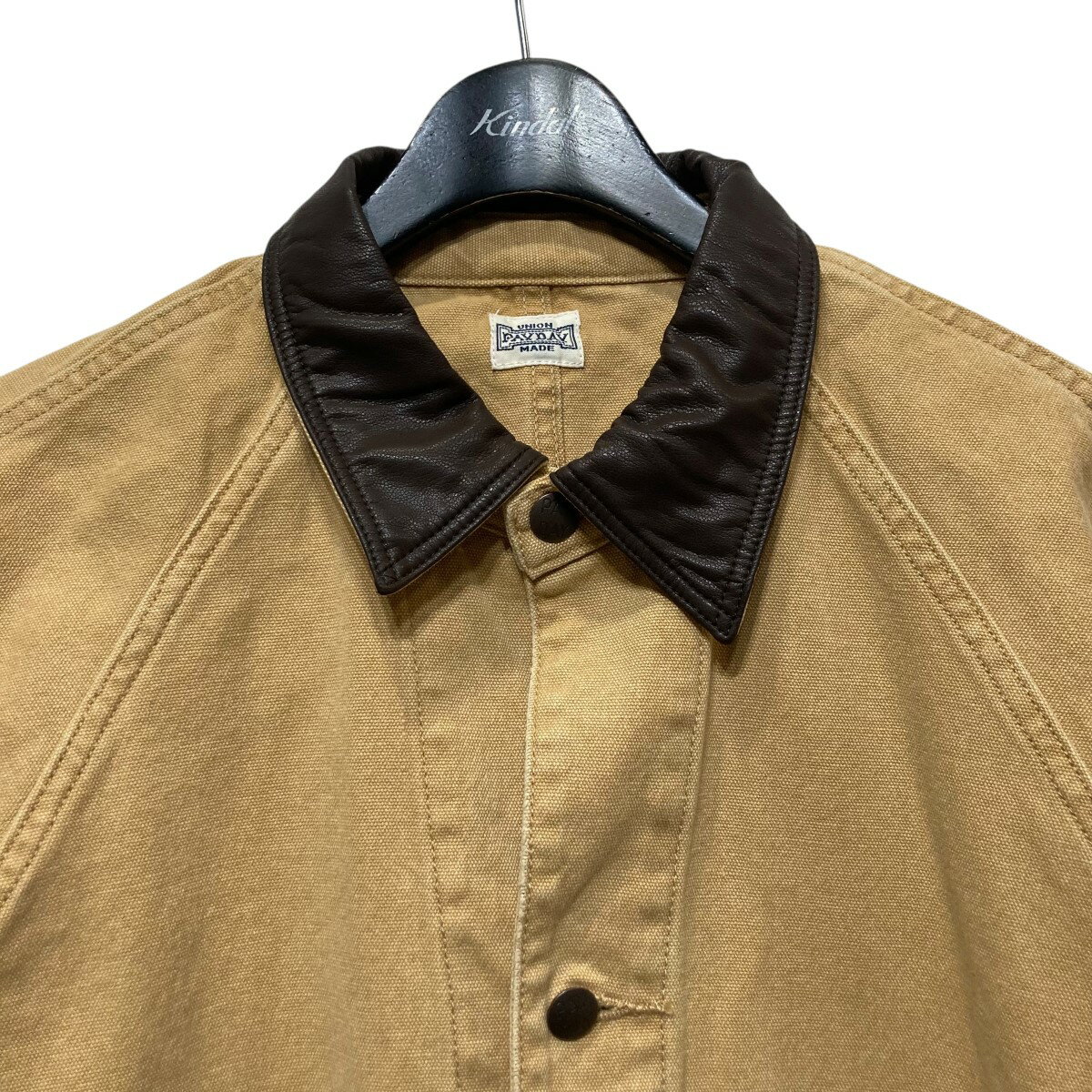 【中古】PAY DAY　カバーオール 1555787 ベージュ×ブラウン サイズ：ONE 【270325】（ペイデイ）