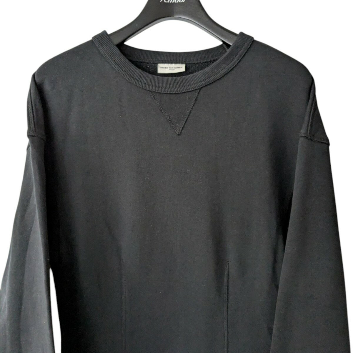 【中古】DRIES VAN NOTENスウェットワンピース ブラック サイズ：S【価格見直し】