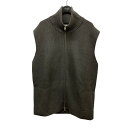【中古】benine オーバーシルエットドライバーズニットベスト BN0222-301 グレー サイズ:L 【270325】(ビナイン)