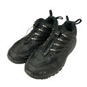 【中古】SALOMONACS PRO ADVANCED ローカットスニーカー ブラック サイズ:26.5【価格見直し】