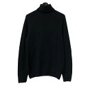 【中古】INVERALLAN タートルネックニット ブラック サイズ:38 【290325】(インバーアラン)(4)