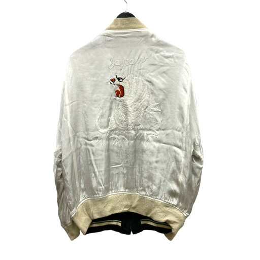 【中古】DAIRIKU 22SSHamadar Ska Jumper リバーシブルスカジャン 22SS O-4 ホワイト×ブラック サイズ:L 【290325】(ダイリク) 【中古】DAIRIKU 22SSHamadar Ska Jumper リバーシブルスカジャン 22SS O-4 ホワイト×ブラック サイズ:L 【290325】(ダイリク)