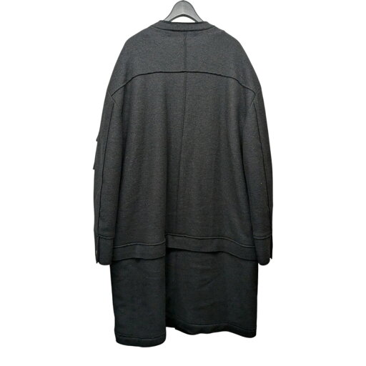 【中古】ASKYY CONVERTIBLE LONGLINE BOMBER JACKET ロングボンバージャケット ブラック サイズ:OVER 【290325】(アスキー)