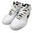 【中古】NIKE AIR FLIGHT LITE MID ハイカットスニーカー DJ2518 100 ホワイト サイズ:27.5cm 【300325】(ナイキ)
