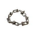 【中古】Tiffany & Co. ハードウェア ラージ リンク ブレスレット シルバー 【300325】(ティファニー)