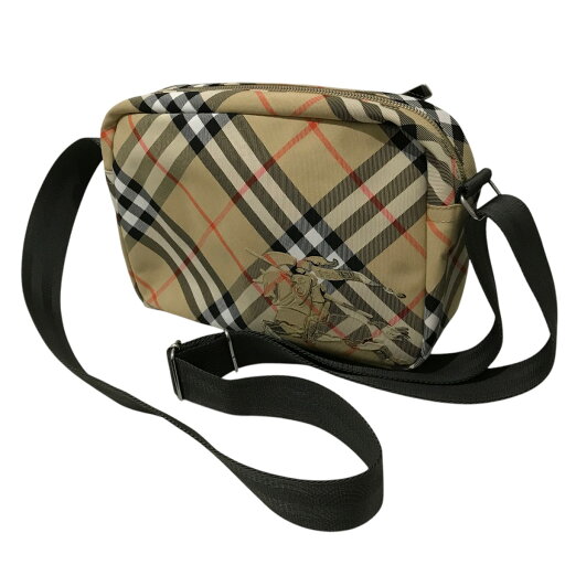 【中古】BURBERRYバーバリーチェッククロスボディバッグ ベージュ【価格見直し】 【中古】BURBERRYバーバリーチェッククロスボディバッグ ベージュ【価格見直し】