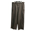 【中古】UNDERCOVER 23SS Raw Hem Trousers ワイドパンツ UC1C4510 ブラック サイズ:3 【300325】(アンダーカバー...