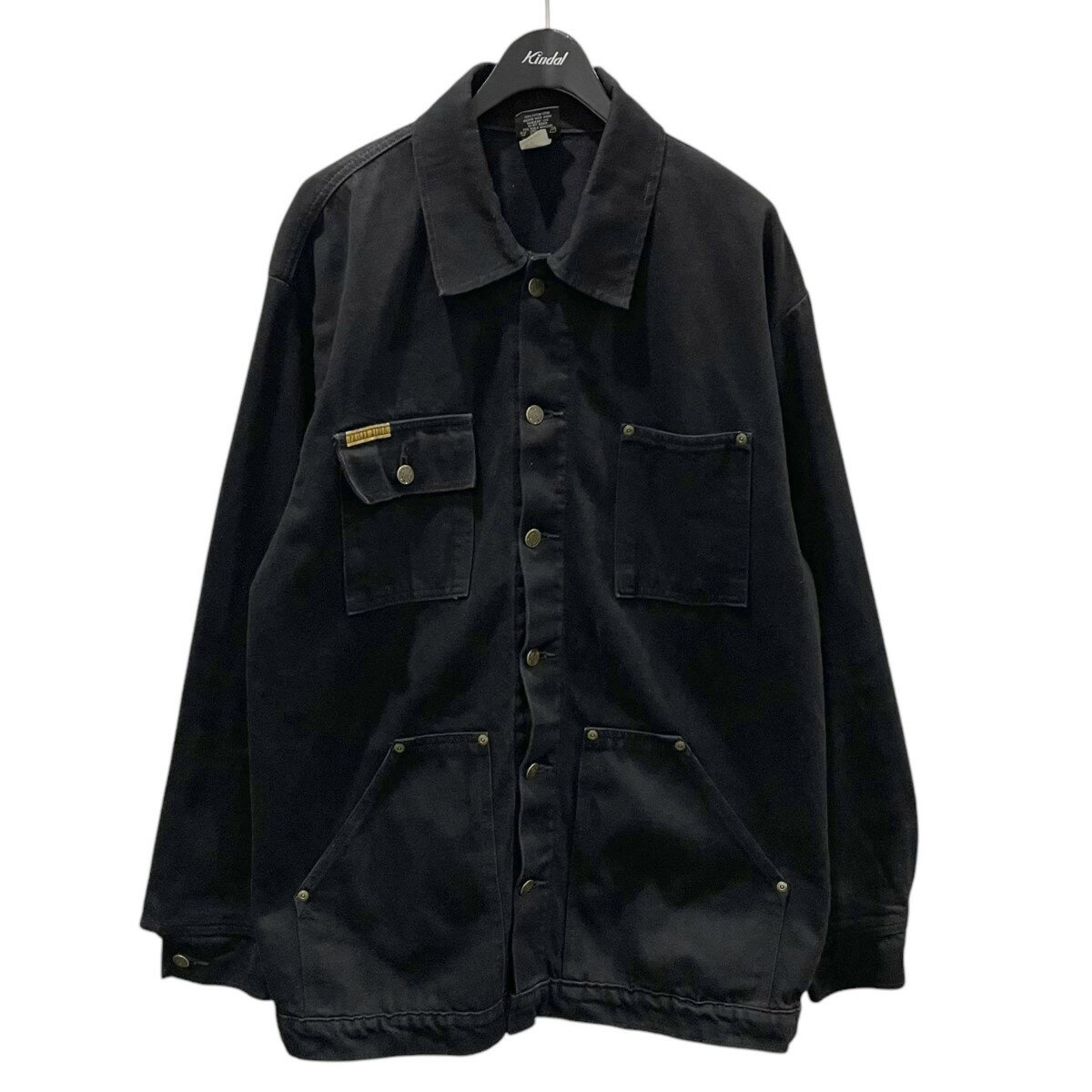 【中古】PRSN BLU デニムワークコート Denim Yard Coat デニムヤードコート 610 ブラック サイズ:02 【310325】(プリズンブルース)