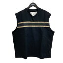 【中古】CAMIEL FORTGENS 22SS ベスト ブラック サイズ:S 【310325】(カミエルフォートへンス)