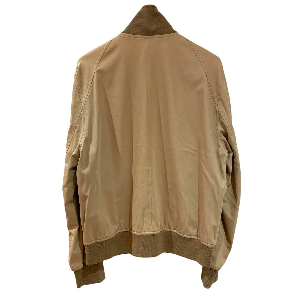 【中古】HERMES　ジップブルゾン ベージュ サイズ：SIZE 50 【310325】（エルメス）