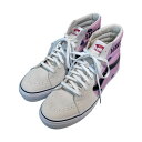 【中古】VANS SK8 HI VLT LX ハイカットスニーカー VN0A4CS561G ピンク サイズ:28.0 【010425】(バンズ)