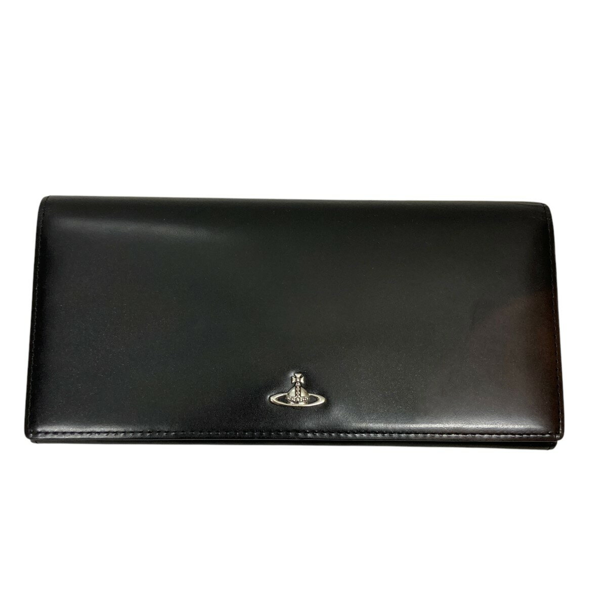 【中古】Vivienne Westwood ADVAN 長財布 ブラック 【010425】(ヴィヴィアンウエストウッド)