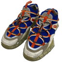 【中古】JIMMY CHOO ダイアモンドレザースニーカー マルチカラー サイズ:37 【020425】(ジミーチュウ)(4)