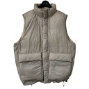 【中古】GOLDWIN23AW FRAMeWORK別注 PERTEX QUANTUM Down Vest ダウンベスト GLW23701F ベージュ サイズ:F...
