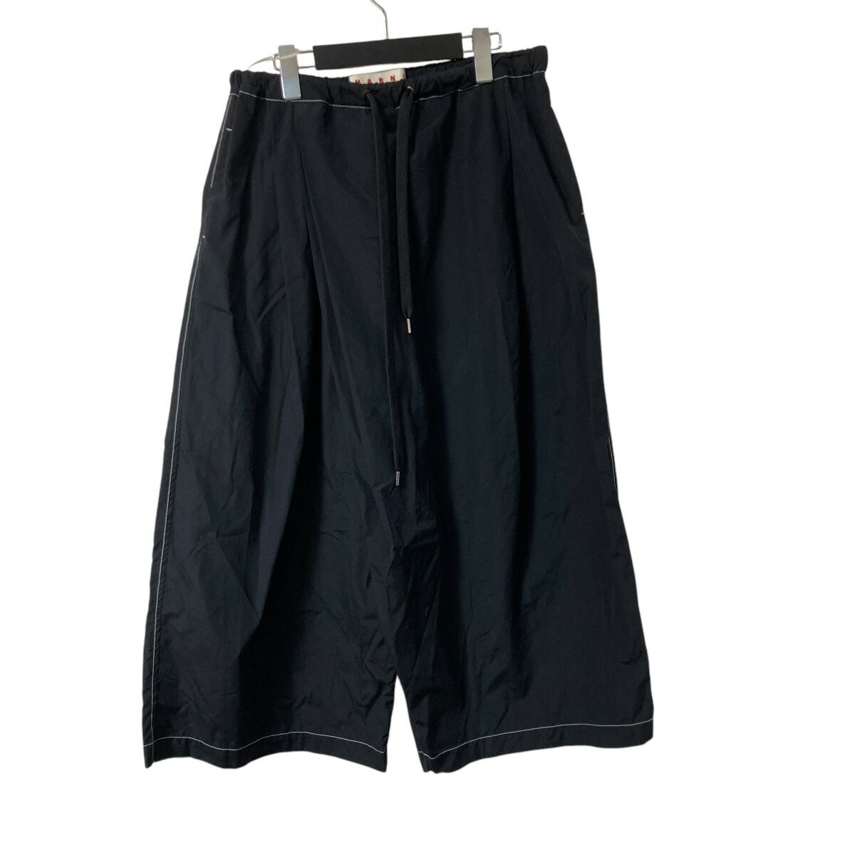 【中古】MARNI 20SS KARATE TROUSERS カラテパンツ PAMA0074A1TCW64 ブラック サイズ:FREE 【020425】(マルニ)