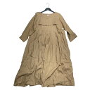 【中古】kashuka ワンピース ベージュ サイズ:Free 【020425】(kashuka)(4)