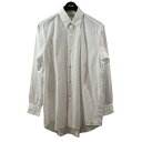 【中古】MAATEE&SONS ELIBAVETH FINEBROAD 長袖シャツ MT4303-0602A ホワイト サイズ:1 【020425】(マーティー...