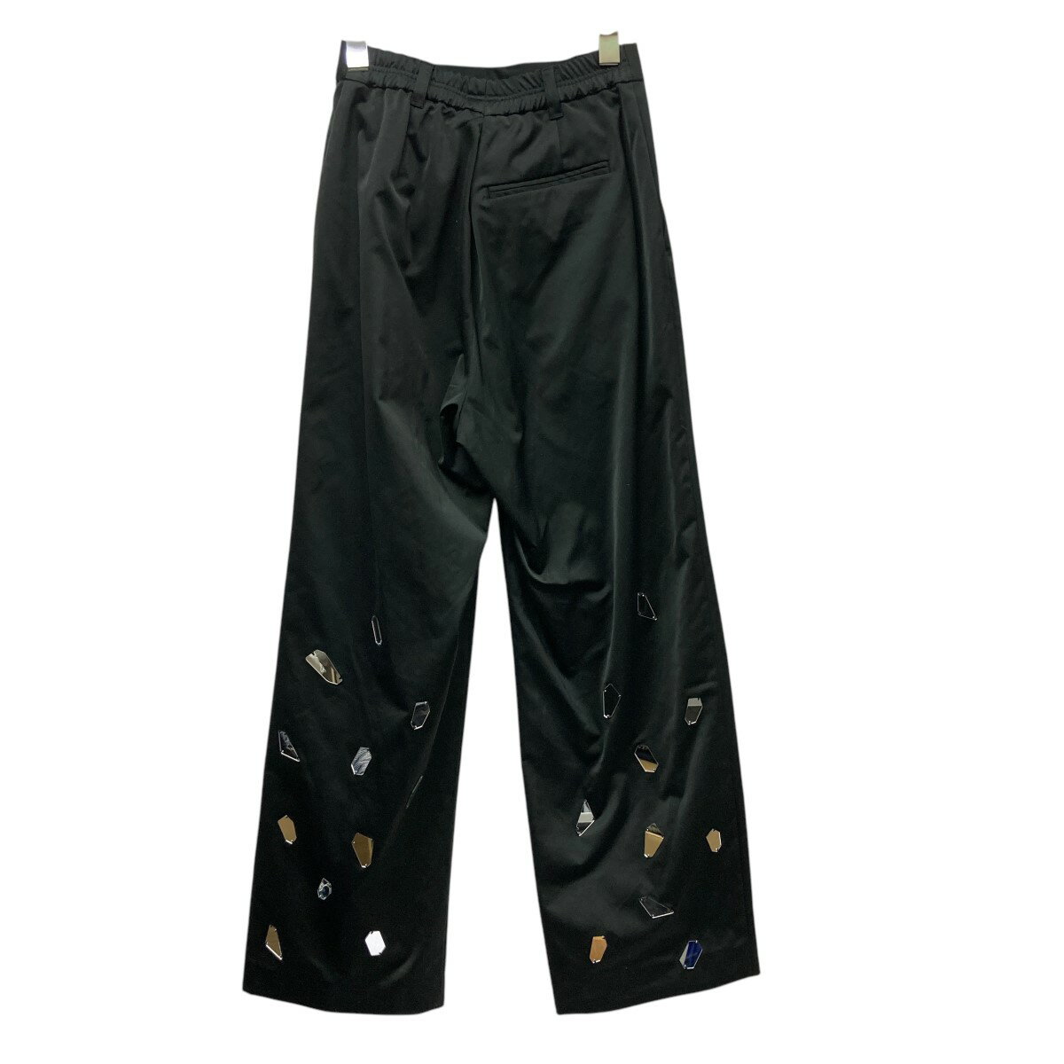 【中古】PRANK PROJECT　Mirror Embellished Pants メタルパーツ付きパンツ 31241466107 ブラック サイズ：36 【020425】（プランクプロジェクト）
