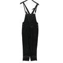 【中古】MAISON SPECIAL フェイクレザーオーバーオール 21211265105 ブラック サイズ:M 【040425】(メゾンスペシャル)