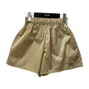 【中古】PRADA Re-nylon ナイロンショートパンツ 22C757 ベージュ サイズ:36 【050425】(プラダ)