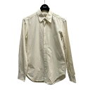 【中古】ESTNATION タブカラーシャツ 22-200-10-080168 アイボリー サイズ:39 【040425】(エストネーション)