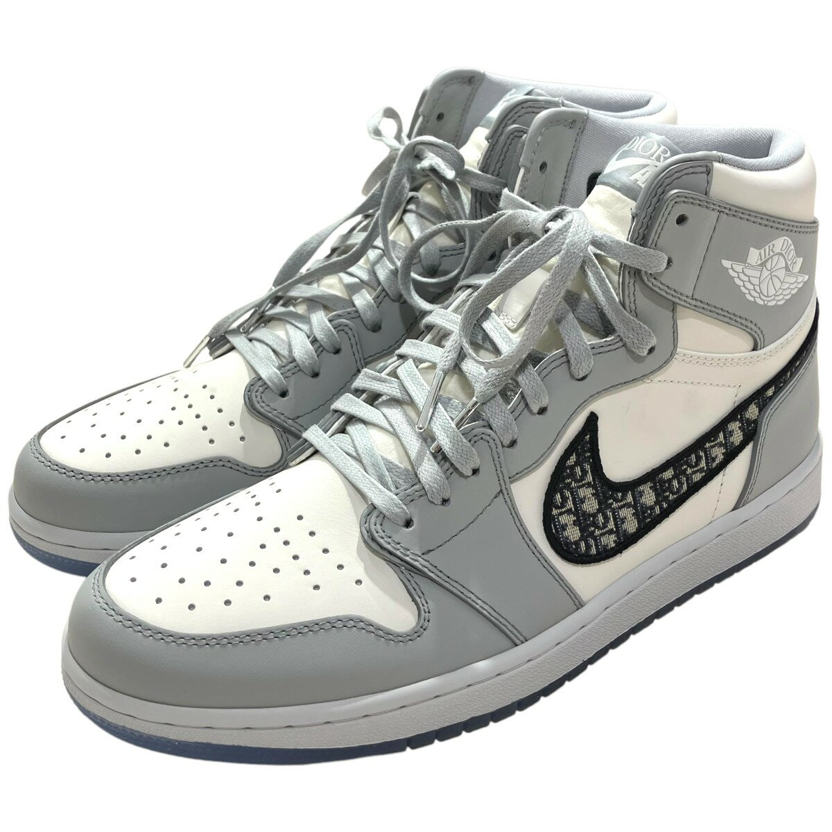【中古】DIOR×NIKE 「Air Jordan 1 High OG」 ハイカットスニーカー 3SH130ZDD グレー サイズ:cm 【040425】(ディ...