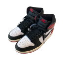 【中古】NIKE Air Jordan 1 Retro High OG Black Toe Reimagined ハイカットスニーカー DZ5485-106 ブ...