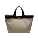 【中古】Herve Chapelier TOTE BAG SIZE M ハンドバッグ ブラウン×ベージュ 【050425】(エルベシャプリエ)(4)