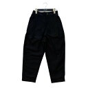 【中古】nicholson and nicholson SAND-MOLE タックパンツ ブラック サイズ:36 【060425】(ニコルソンアンドニコルソン)