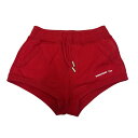 【中古】DSQUARED2 20SS ロゴスウェットハーフパンツ S72MU0344 レッド サイズ:XS 【060425】(ディースクエアード)