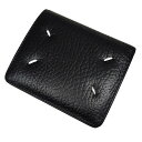 【中古】Maison Margiela Compact Bi Fold Wallet 2つ折り財布 S56UI0140 ブラック 【060425】(メゾンマルジ...