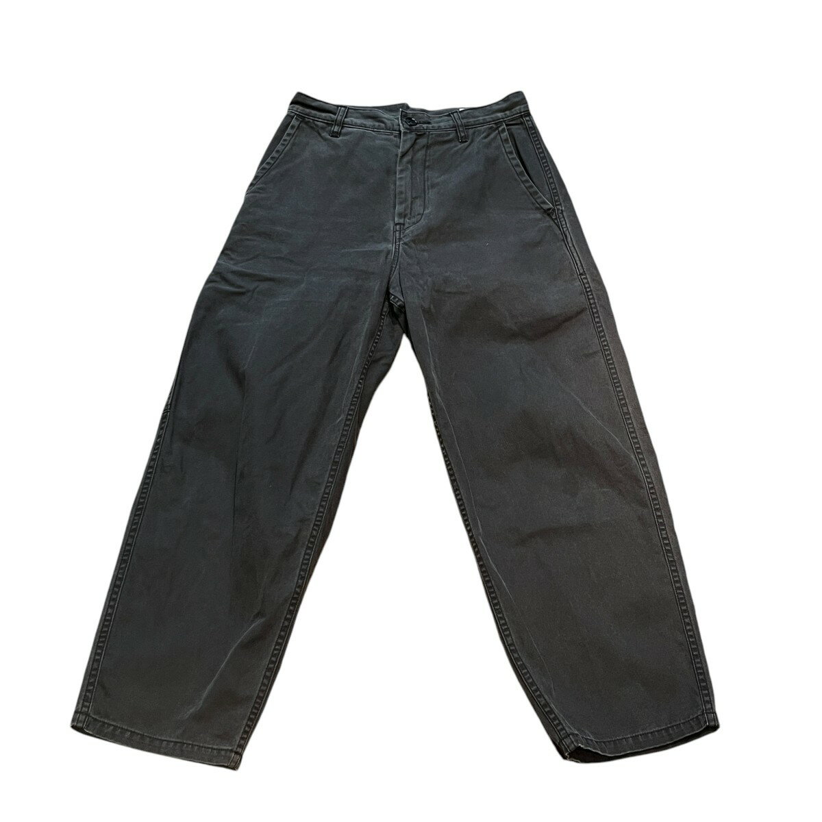 【中古】DANTON コットンサージバルーンパンツ グレー サイズ:36 【070425】(ダントン)