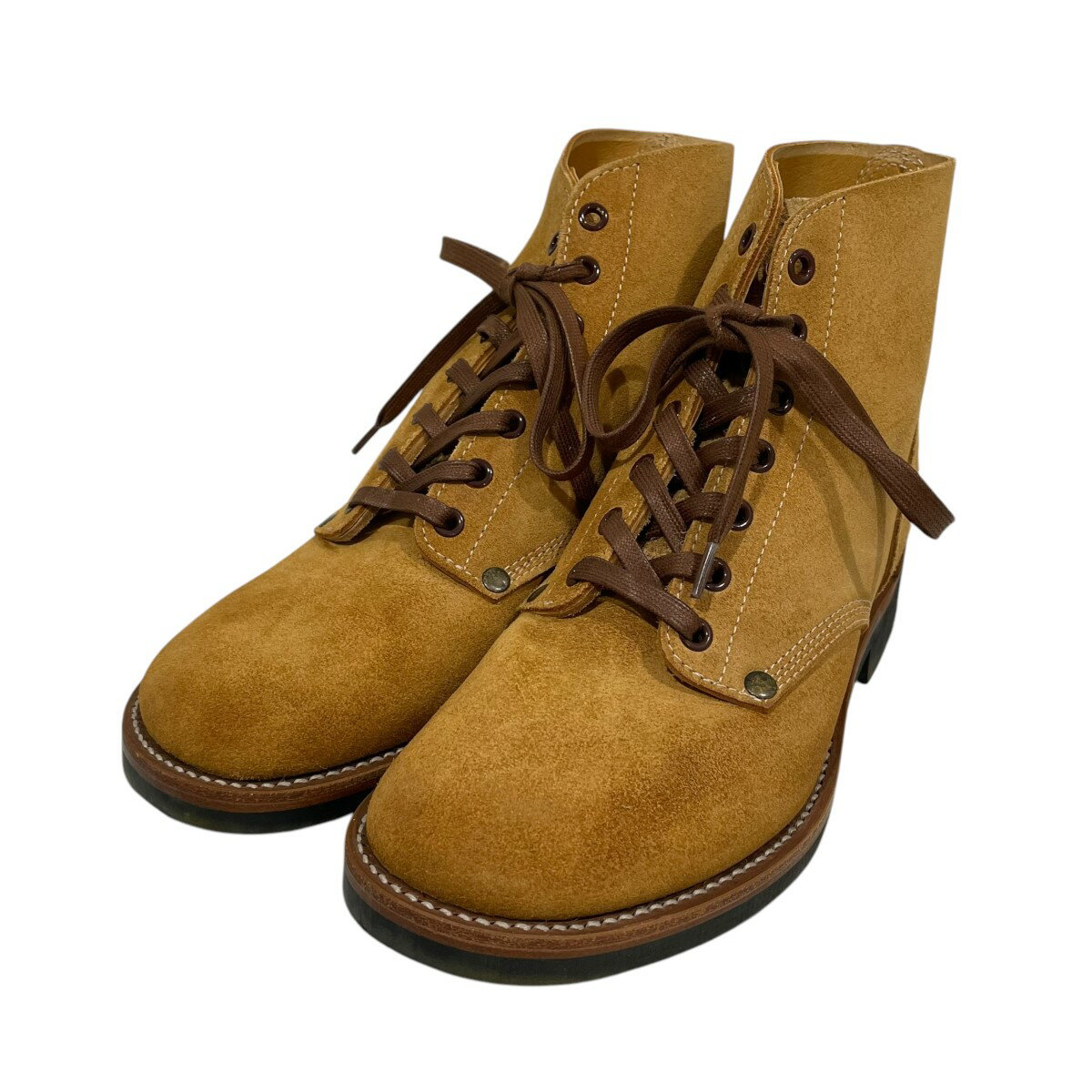 【中古】Buzz Rickson’sM-43サービスシューズ SHOE, SERVICE, REVERSE UPPER, COMPOSITION SOLE Type M-43 BR02800 ブラウン サイズ:7 1/2E【価格見直し】