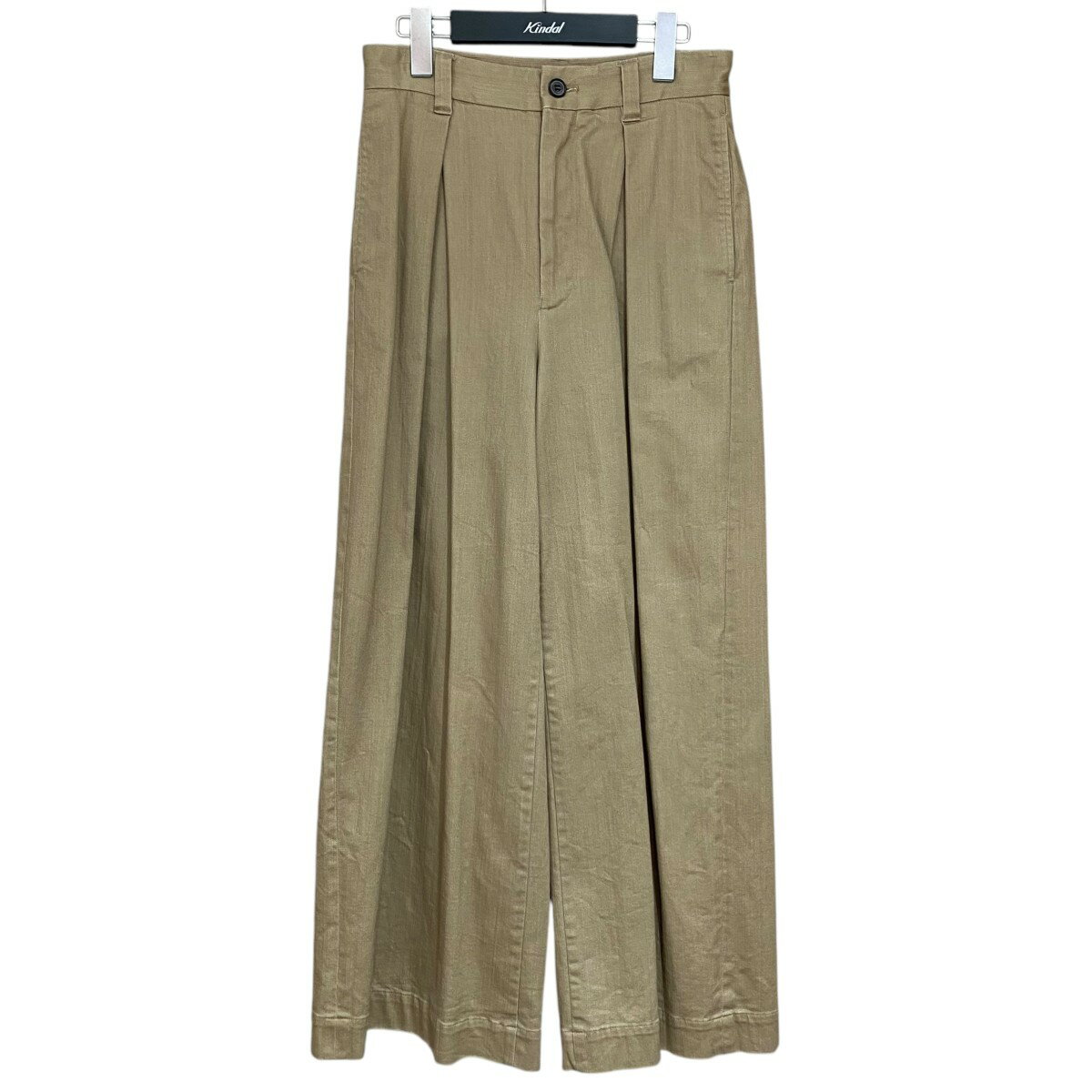 【中古】JOURNAL STANDARD ソフトチノワイドタックパンツ ベージュ サイズ:36 【070425】(ジャーナルスタンダード)