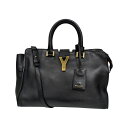 【中古】Saint Laurent Paris 2WAYバッグ 311210 ブラック×ゴールド 【080425】(サンローランパリ)(4)