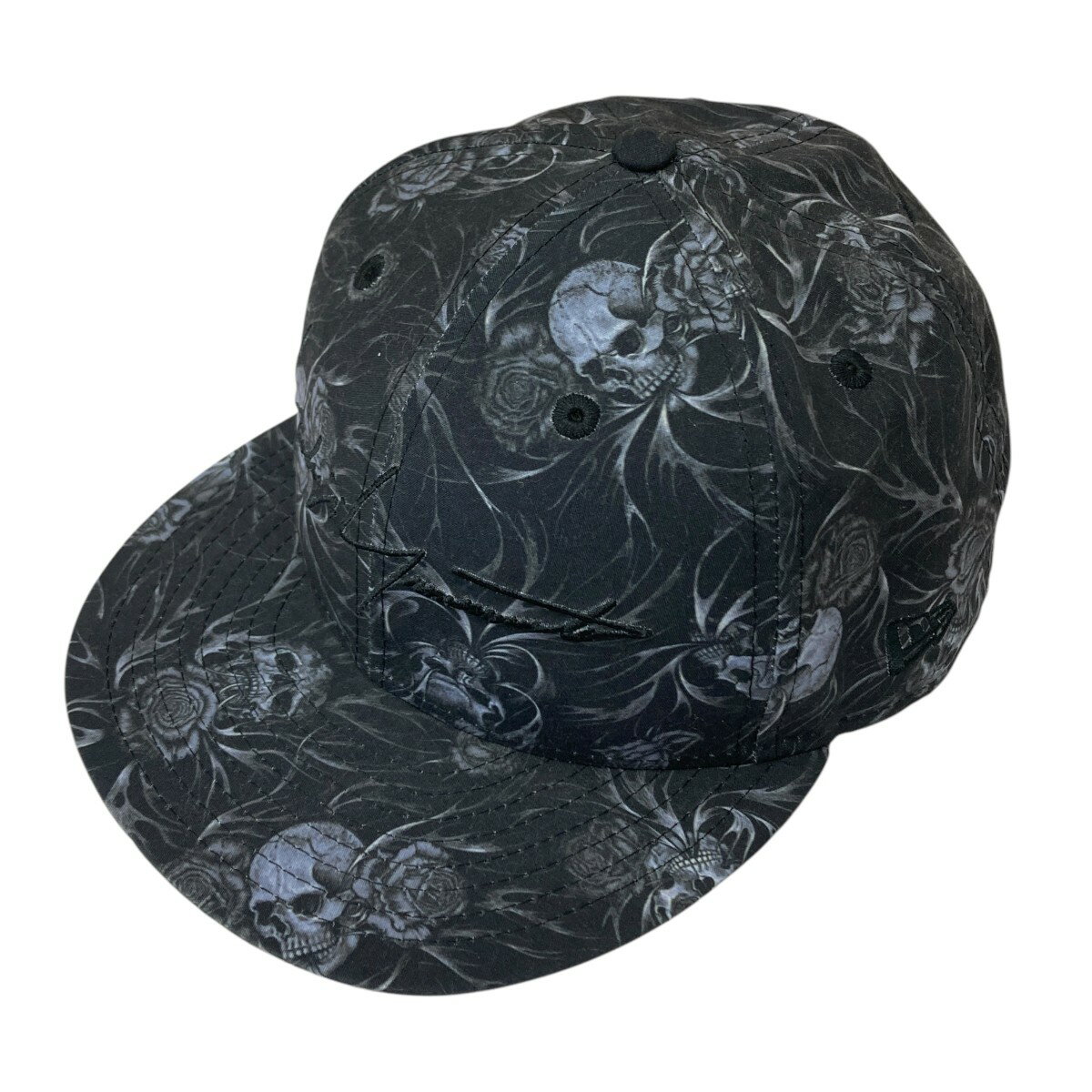 【中古】YOHJI YAMAMOTO×New Era キャップ グレー サイズ:- 【100425】(ヨウジヤマモト×ニューエラ)