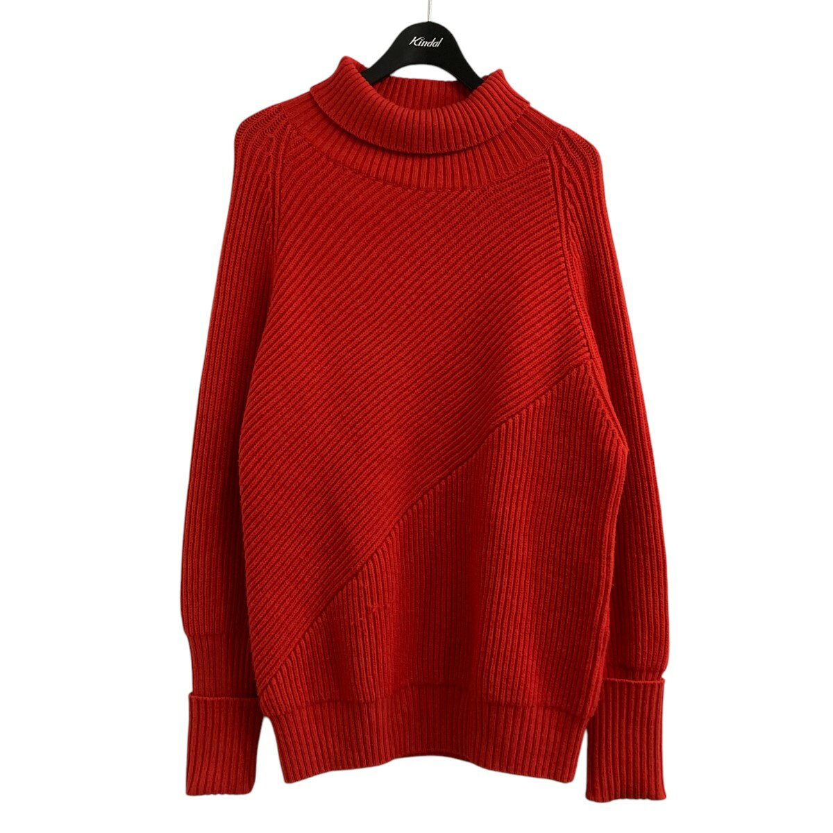 【中古】SATORU SASAKI　ハイネックニット FW20-KN02-204 オレンジ サイズ：F 【100425】（）