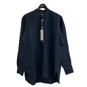 【中古】MAATEE&SONS リネンプルオーバーシャツ MT3103-0605A ネイビー サイズ:1 【100425】(マーティーアンドサンズ)