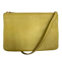 【中古】CELINE トリオ ショルダーバッグ ショルダーバッグ カーキ 【110425】(セリーヌ)(4)