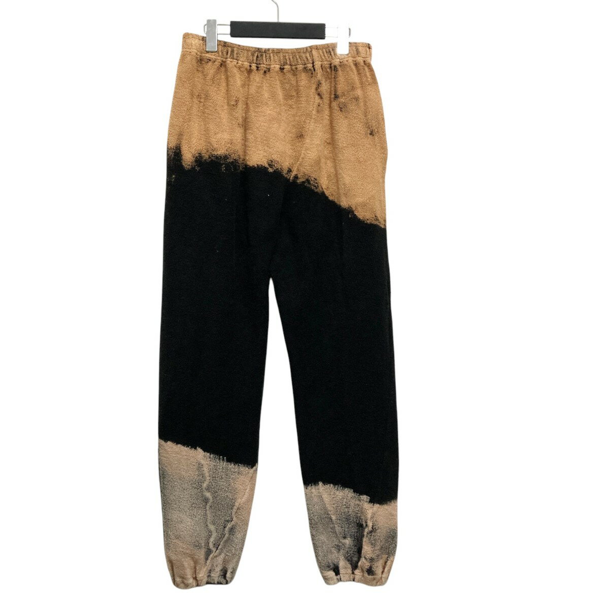 【中古】NOMA t．d．　Hand Dyed Twist Sweat Pants スウェットパンツ N34 CS02 ブラック×オレンジ サイズ：3 【100425】（ノーマティーディー）