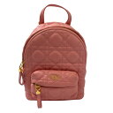 【中古】Christian Dior カナージュ バックパック ピンク...(4)