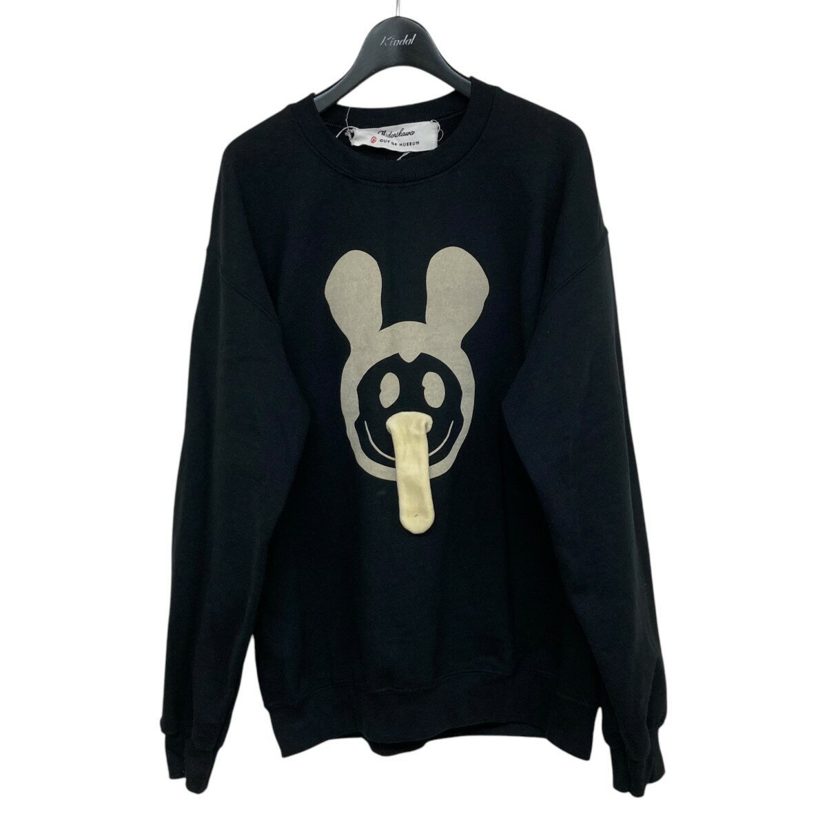 【中古】Midorikawa21AW OUT OF MUSEUM CREW NECK クルーネックスウェット MID21FW CU05 ブラック サイズ：M【価格見直し】