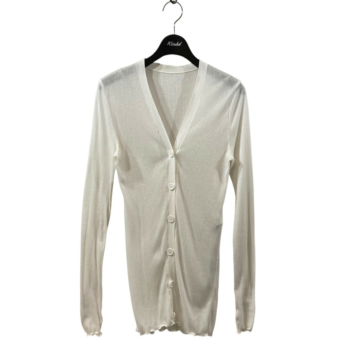 【中古】yo BIOTOPカーディガン EEK-32010-C ホワイト サイズ：フリーサイズ【価格見直し】のサムネイル